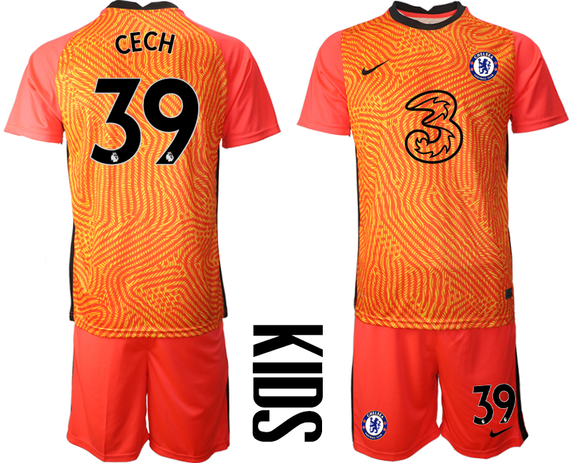 2021 Chelsea red goalkeeper Youth #39 soccer jerseys